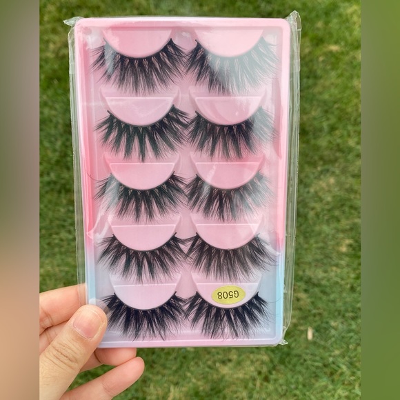 5 pair 3D soft mink fake eyelashes - Picture 5 of 5